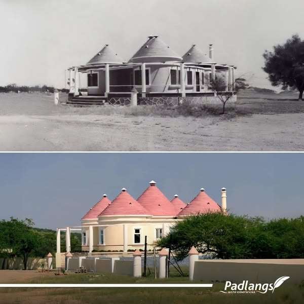 Before and after of the  old Caraculo centre in Angola