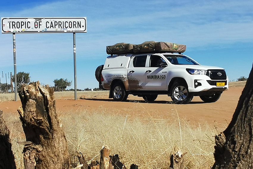 Namibia2Go 4x4 Camping Equipped Double Cab rental car_Siggi Straube Photography