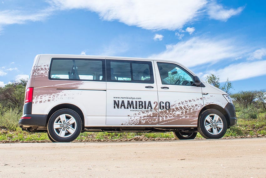 Namibia2Go All Wheel Drive Mini Bus rental car