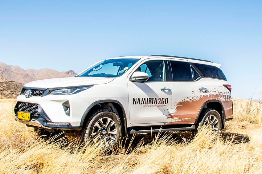 Namibia2Go Toyota Fortuner rental car