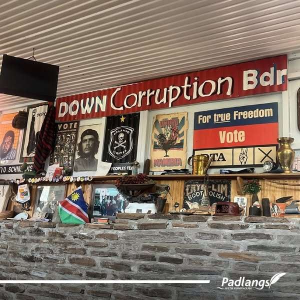 Che Guevara image at personal museum in Windhoek