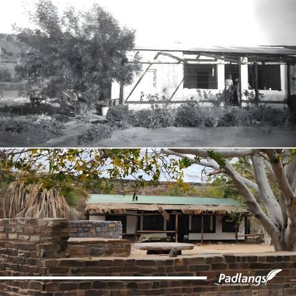 Before and after of Henk de Waal's house