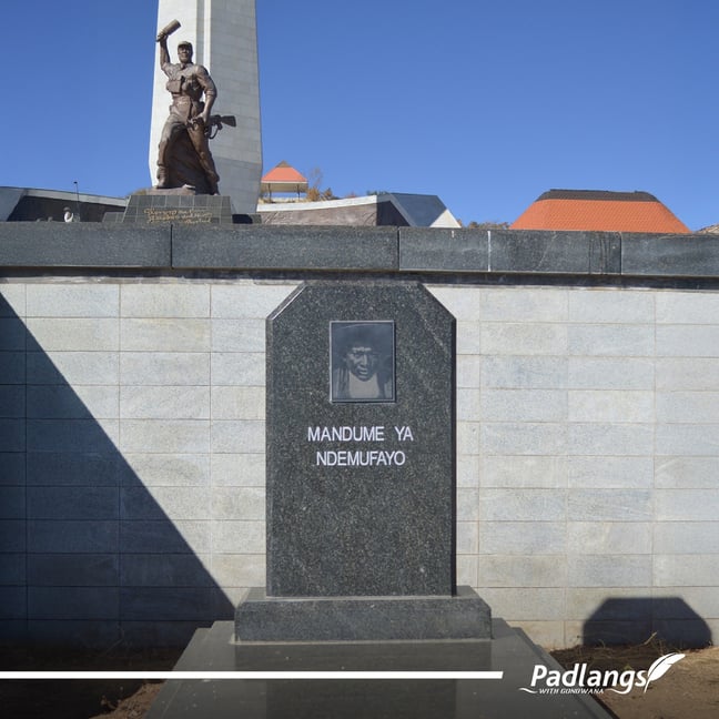 Mandume ya Ndemufayo grave at Heroes Acre Namibia