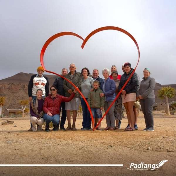 De Waal Family visiting Augurabis