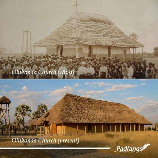 Olukonda church before and After, Namibia