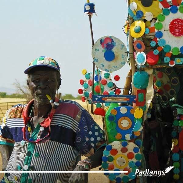  Christiaan Seibeb and his colourful Namibian taxi 