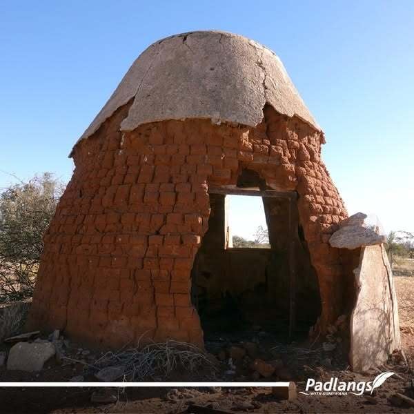 Ruins of century-old lime kilns
