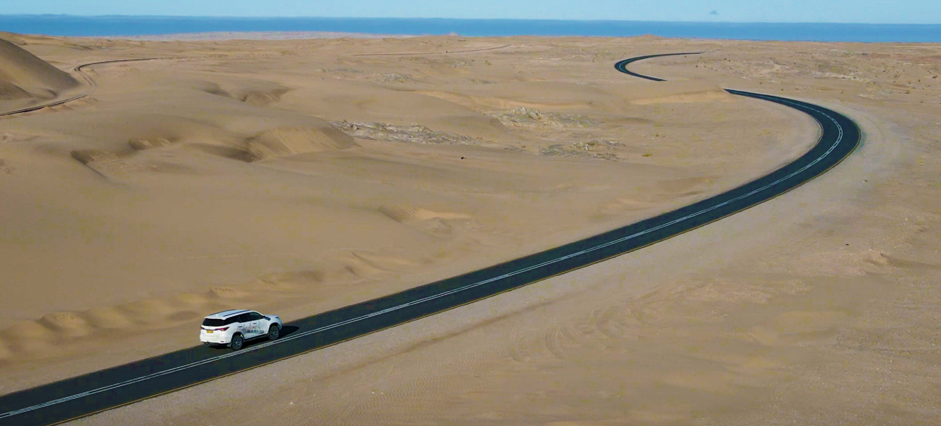 Tar Road in Namibia