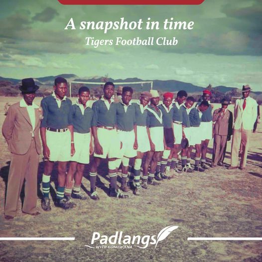 Tigers Football Club, team photo, 1940ies, Namibia