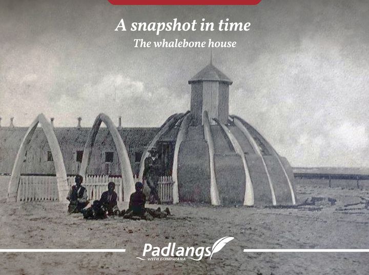 Whalebone house, Swakopmund, around 1900, Namibia