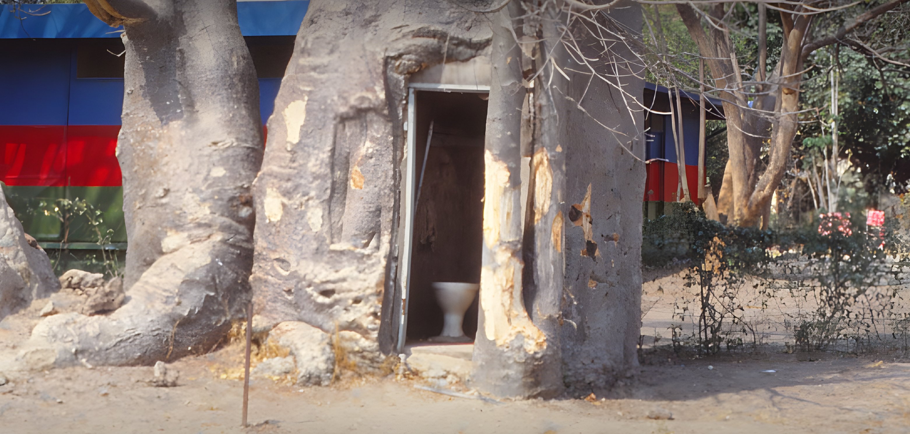 Baobab toilet in Katima Mulilo