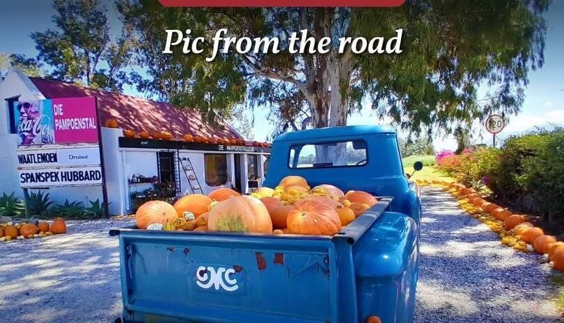 ‘Die Pampoenstalletjie’ on the R60 between Worcester and Robertson, South Africa