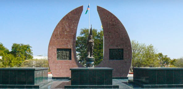 Mass grave in Eenhana