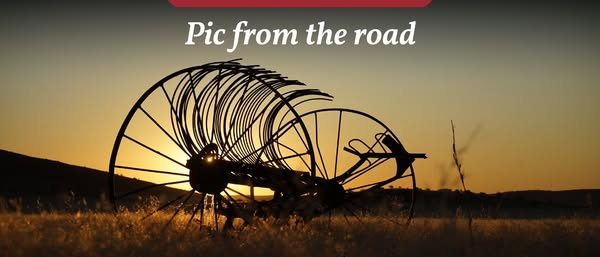 Hay rake in Southern Namibia