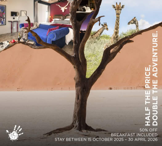 Hallo, Buurman! Jou Namibiese avontuur wag.