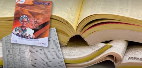 Telefoongidse se dun blaaie