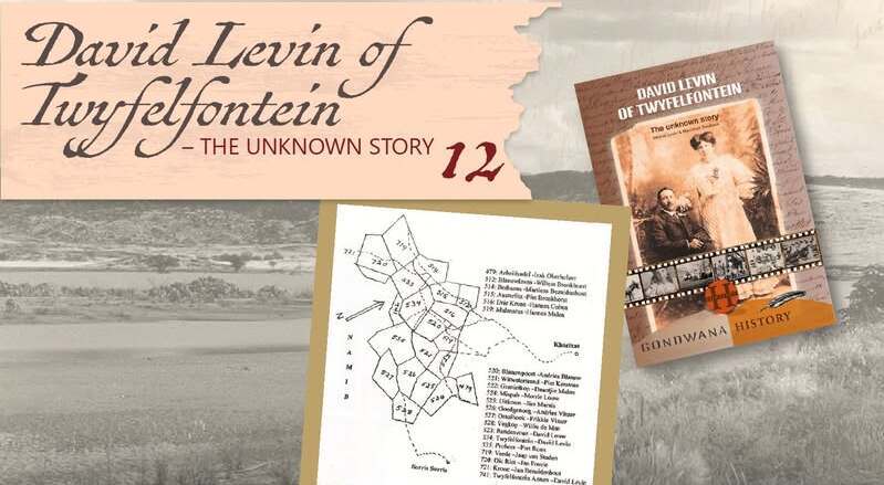 David Levin of Twyfelfontein - The Unknown story - 12