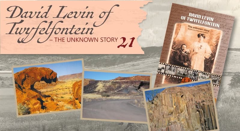 David Levin of Twyfelfontein - The Unknown story - 21