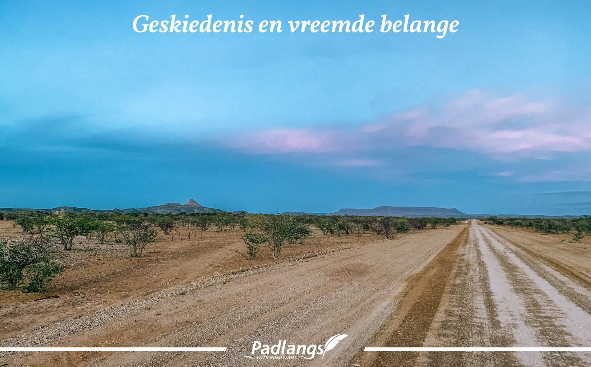 Open plains of central Namibia near Otjeru and Outjo, where Owambo settlers once lived and farmed under colonial rule in the early 1900s.