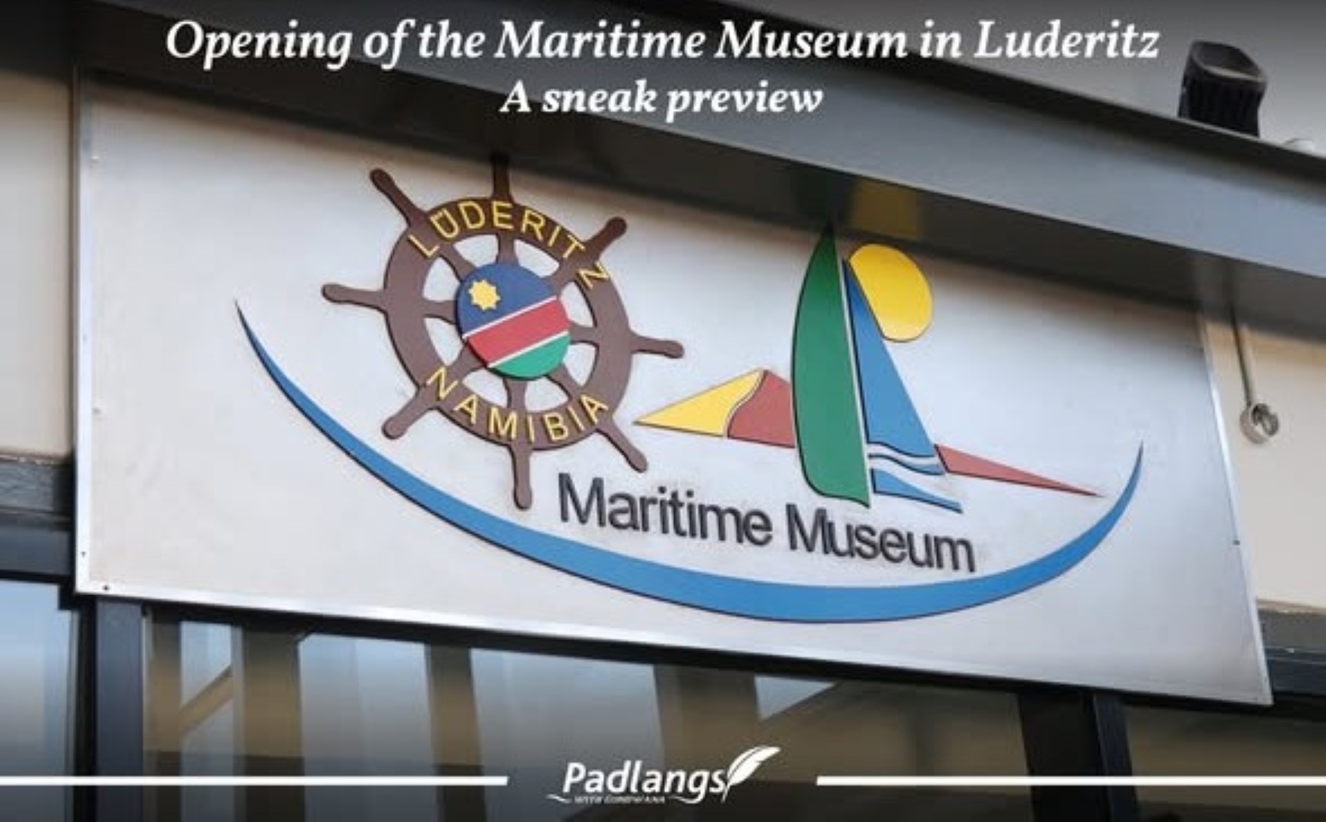 Interior of the new Maritime Museum in Lüderitz, featuring ship models, marine displays, information panels and aquarium tanks inside the renovated Old Power Station.