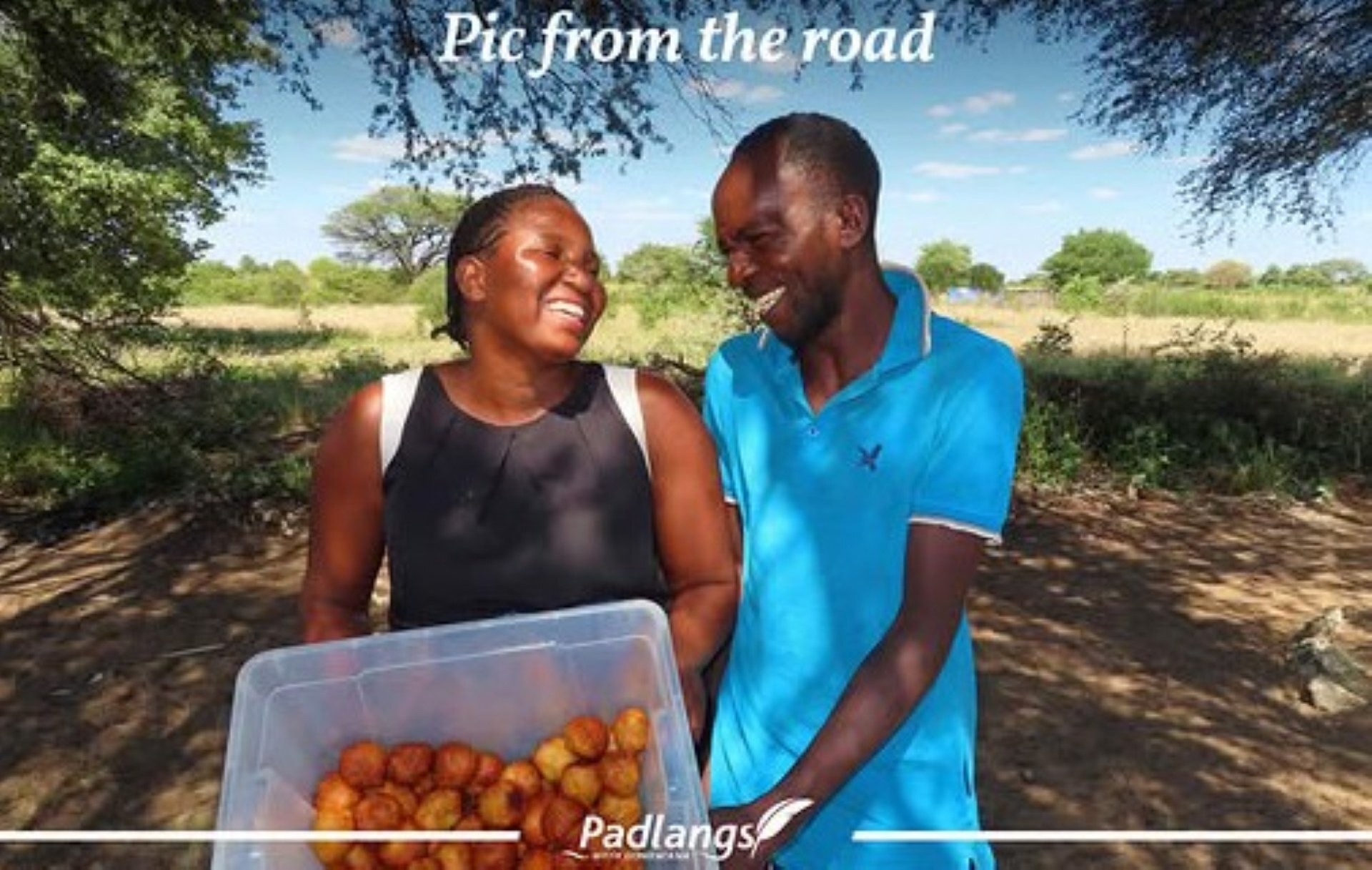 A couple from Divundu rise before dawn to bake vetkoek and sell it roadside, daily effort to put their children through school.